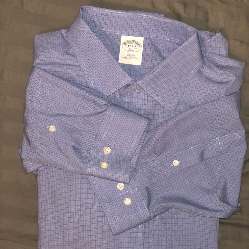 Brook’s Brothers Button Down Blue Dress Shirt